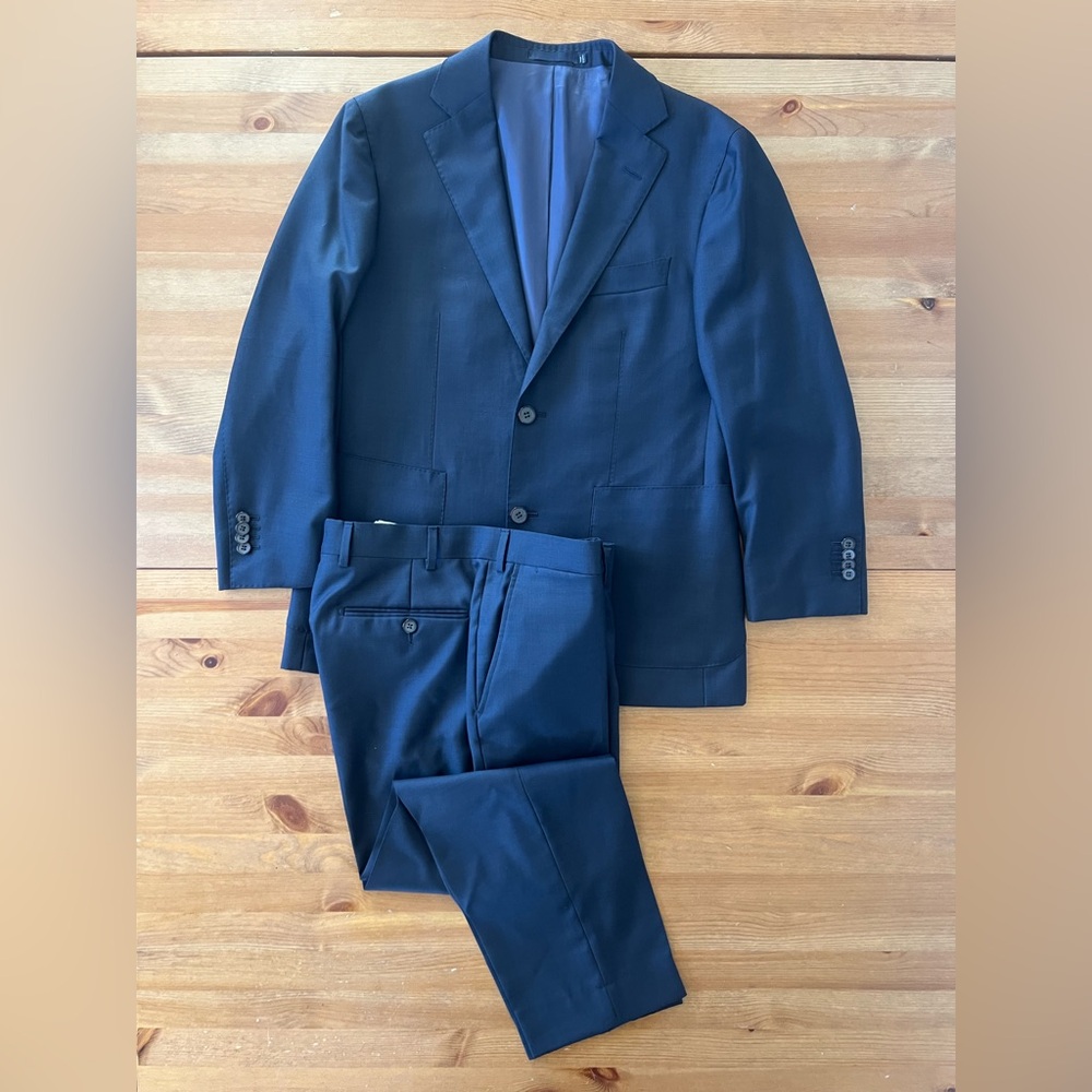 Suitsupply Blue Suit Tailored Elegance